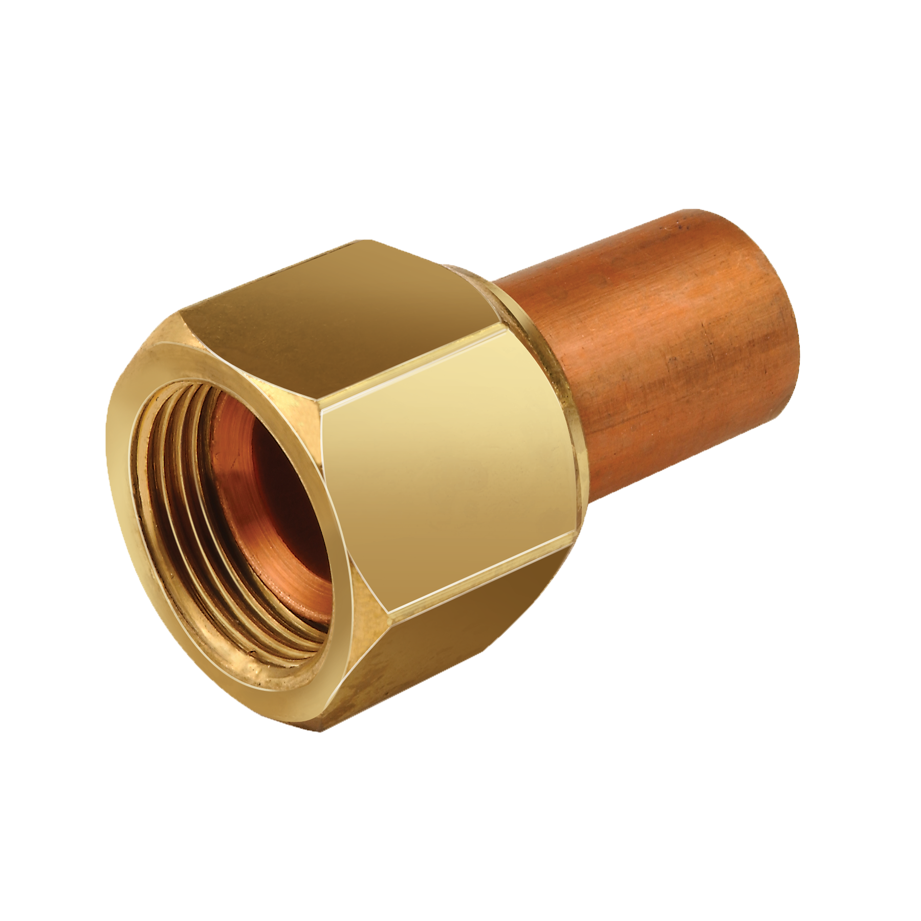  - Brass Female Flare X Solder Adapters